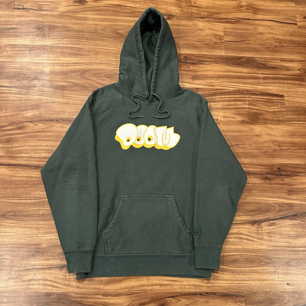 Independent Trading Company Hoodie Mens Medium Green MF DOOM Pullover Sweatshirt